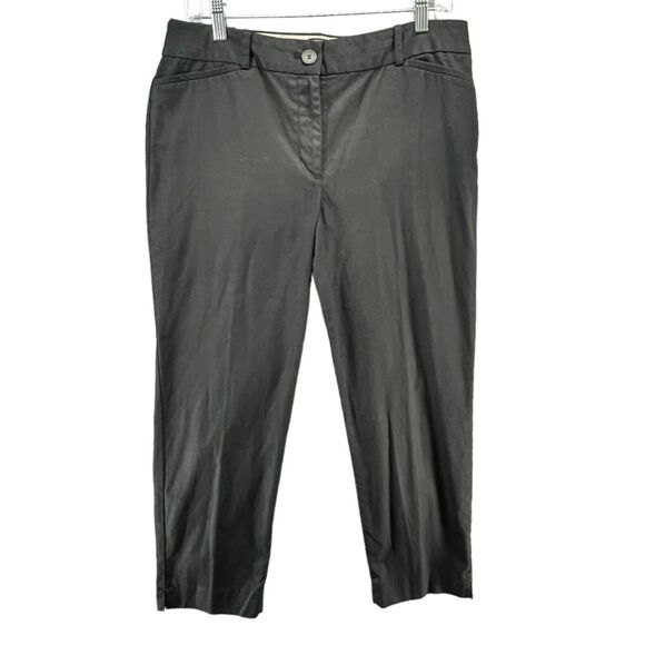 Talbots Pants Womens 10 The Perfect Crop Stretch Spandex Cropped Comfort Capri - Picture 1 of 11